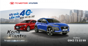 Hyundai KONA & Elantra khuyến mại tới 40 triệu đồng (tiếp)